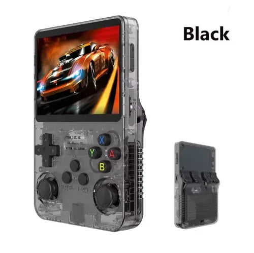 R36S Retro Handheld Gaming Console – Green