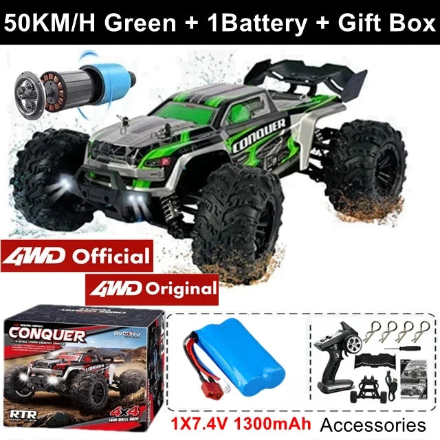 4WD High-Speed Off-Road RC Buggy Truck