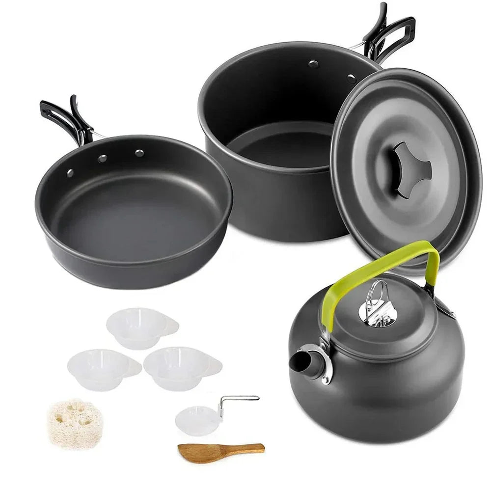 Complete Camping Kitchen Set for 2–3