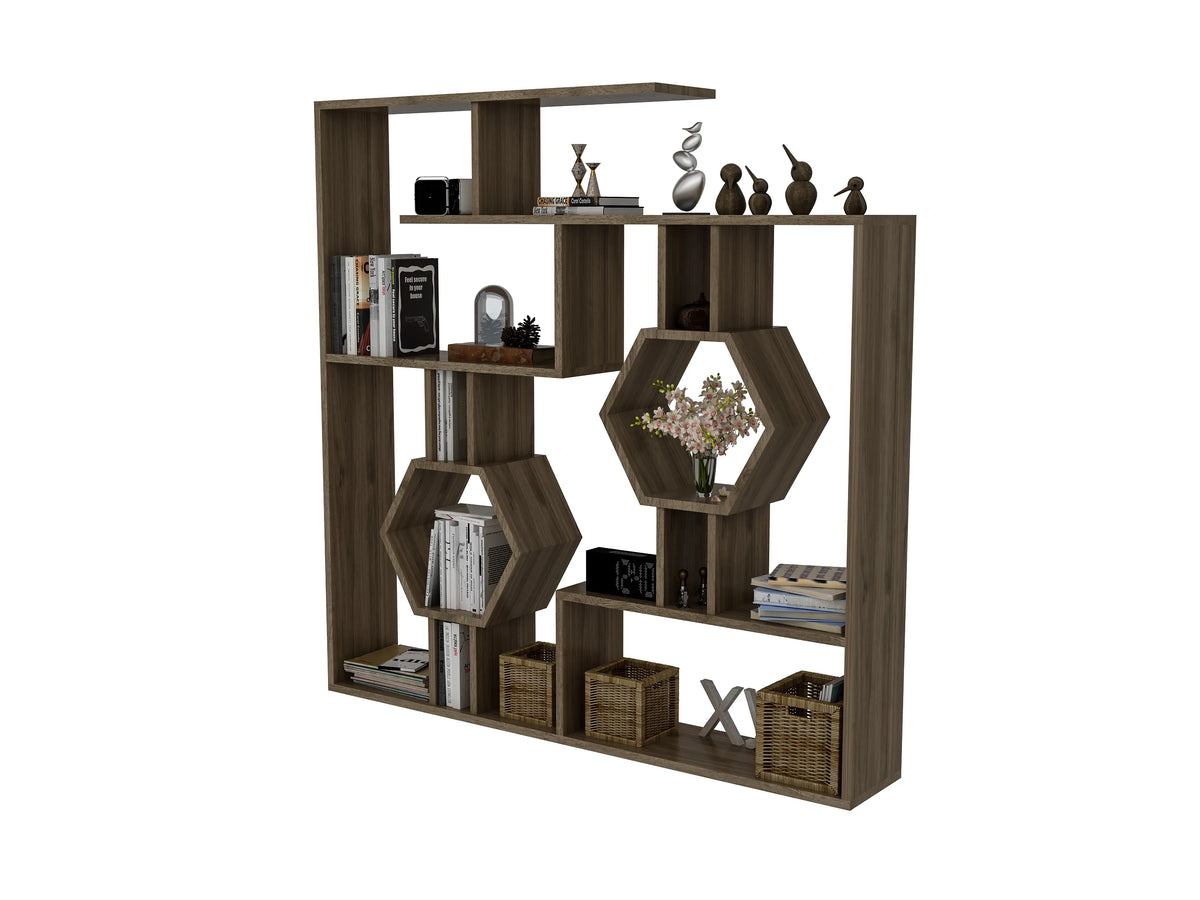 Tamara 53" Geometric Bookcase