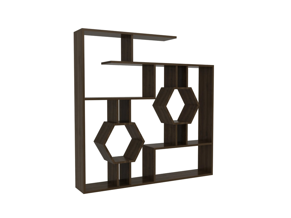 Tamara 53" Geometric Bookcase