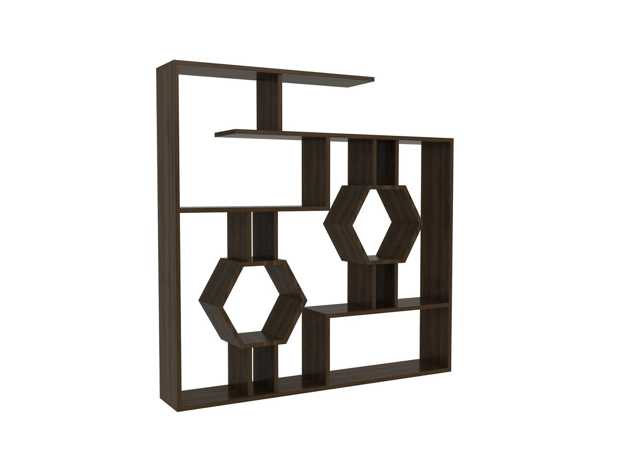 Tamara 53" Geometric Bookcase