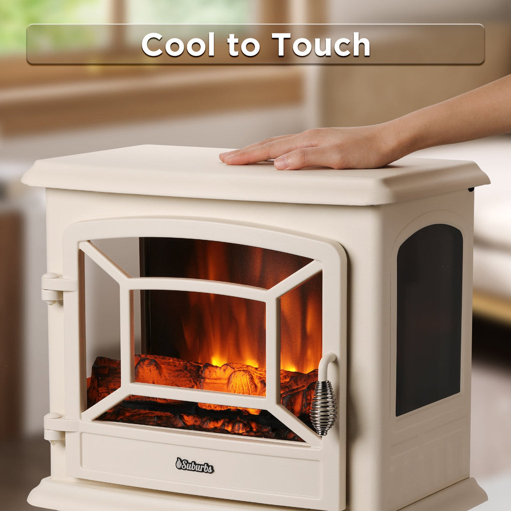 TURBRO TS20 Electric Fireplace Stove Heater with Sound