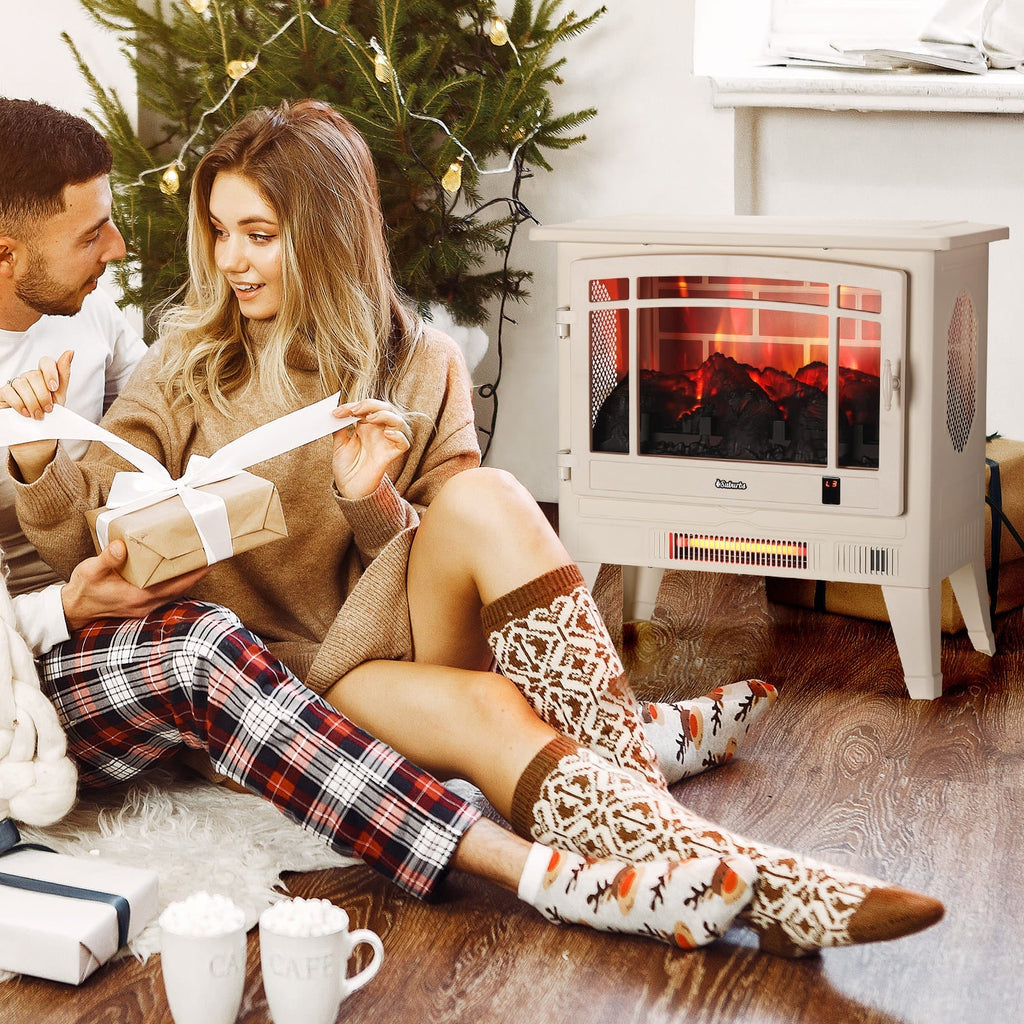 TURBRO TS25 Wi-Fi Smart Electric Fireplace Stove