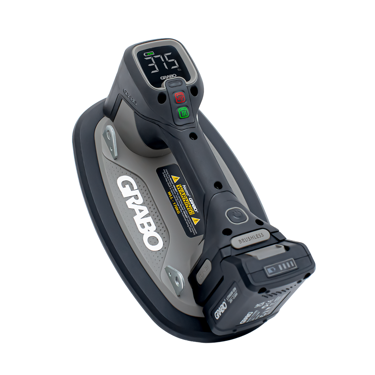 GRABO Pro Cordless Suction Lifter – 375 lb