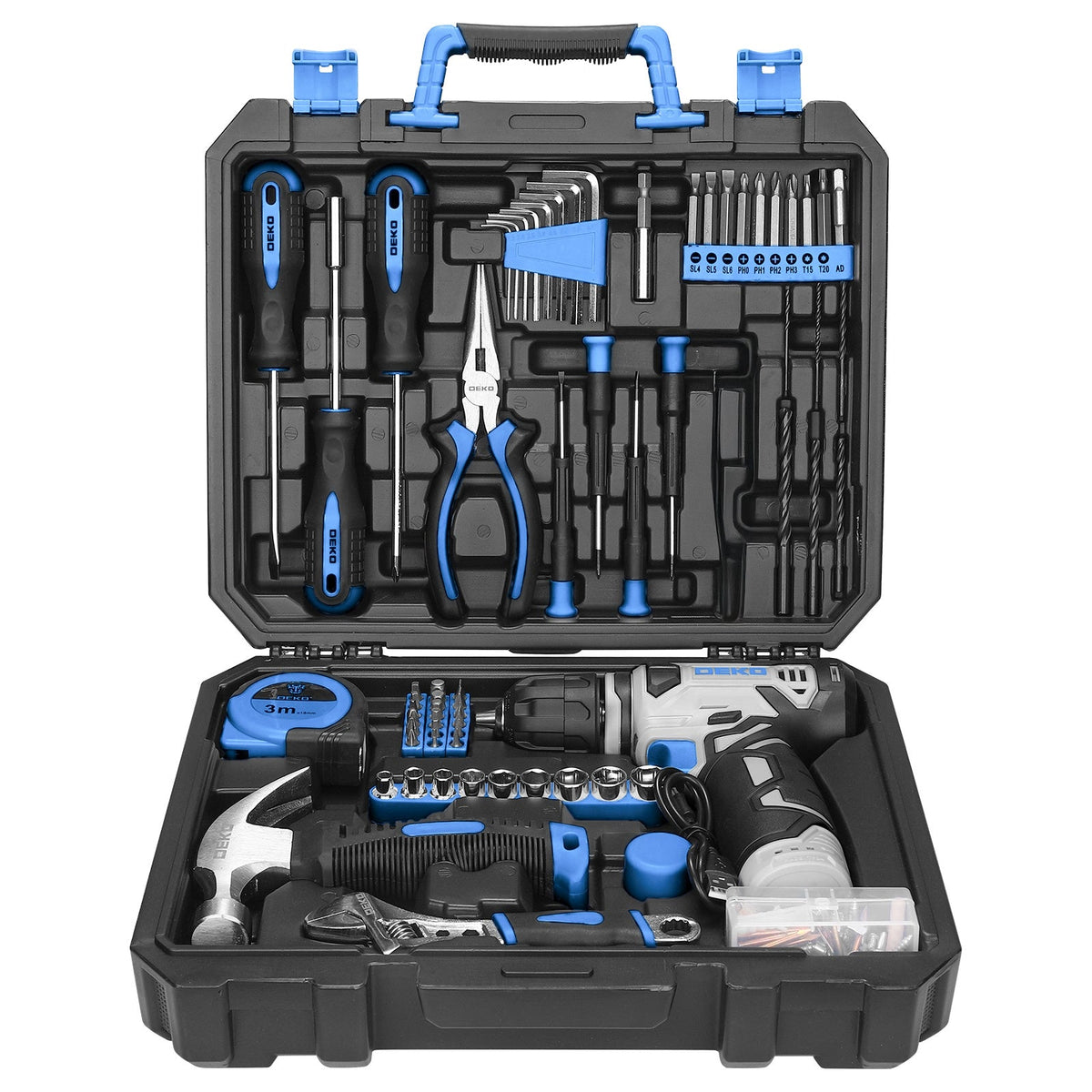 119-Piece Cordless Drill & Home Repair Tool Set