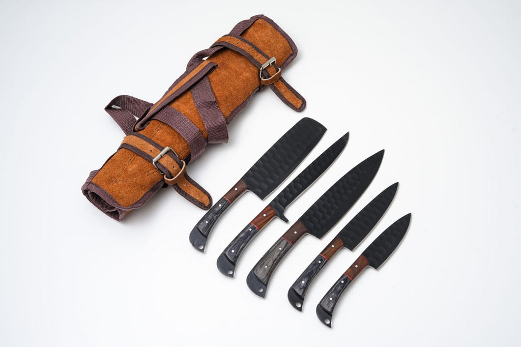 Titan Hand-Forged 5-Piece Kitchen Knife Set