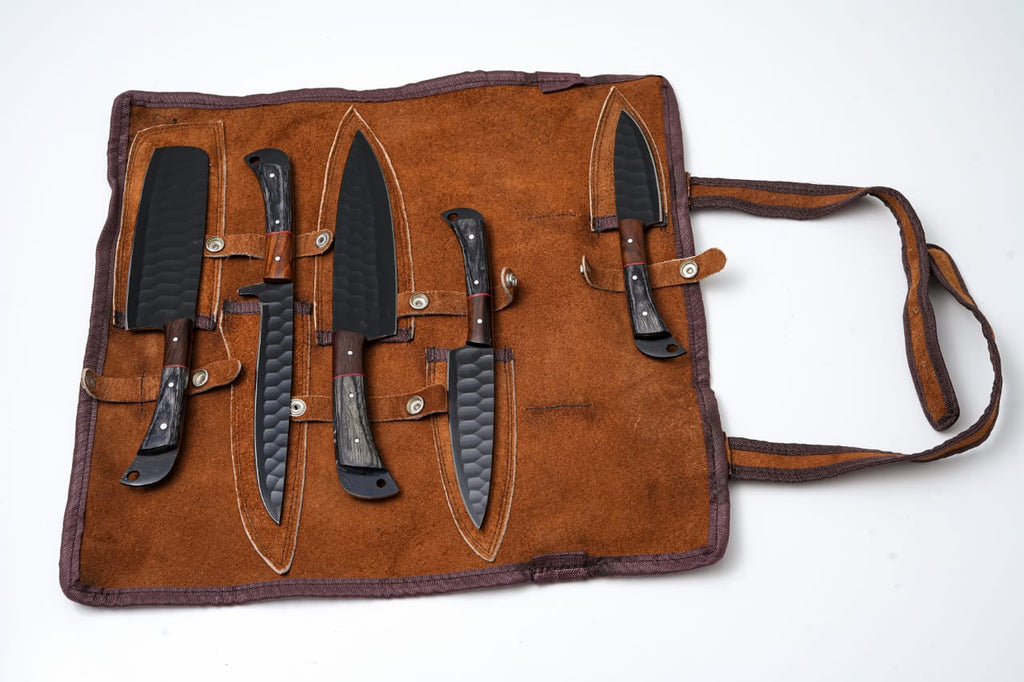 Titan Hand-Forged 5-Piece Kitchen Knife Set