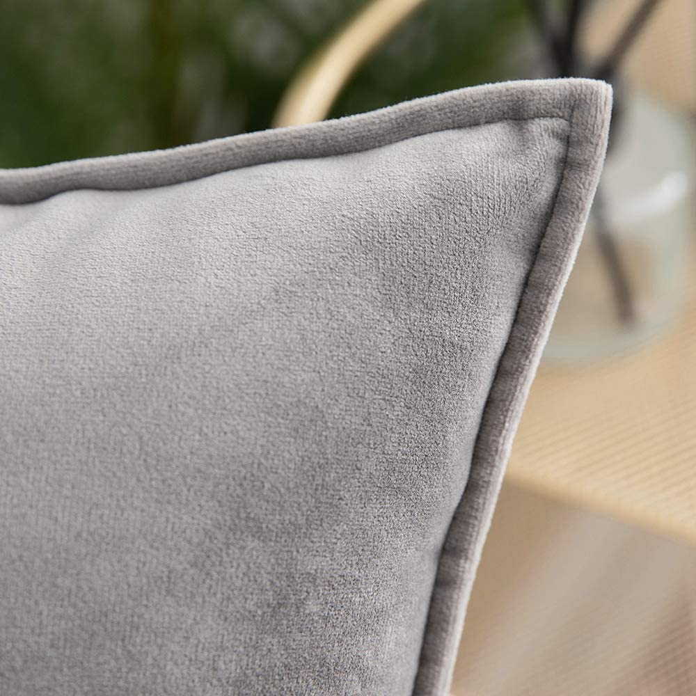 Velvet Throw Pillow with Insert – 20" x 20"