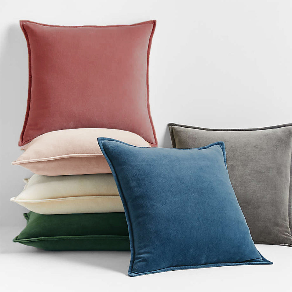 Velvet Throw Pillow with Insert – 20" x 20"