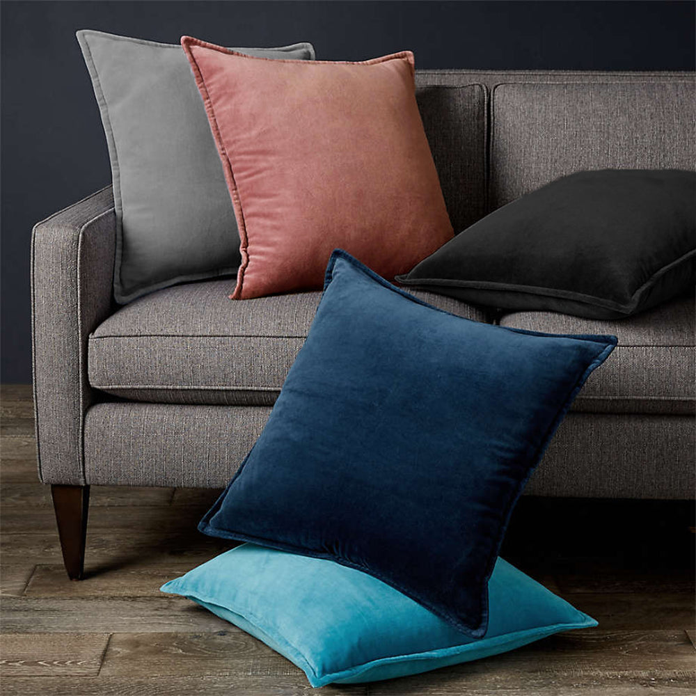 Velvet Throw Pillow with Insert – 20" x 20"