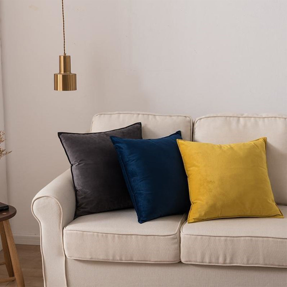 Velvet Throw Pillow with Insert – 20" x 20"