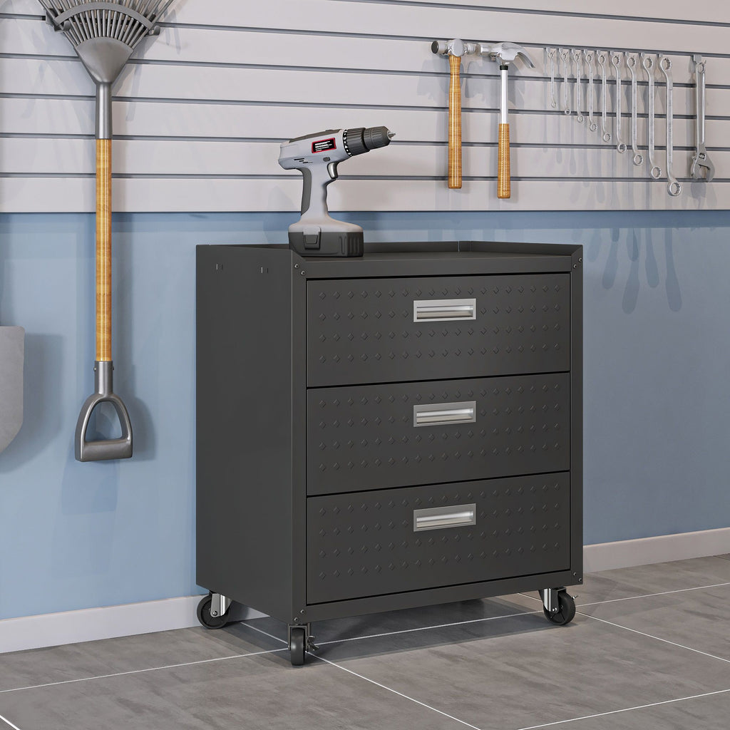 3-Drawer Rolling Garage Cabinet