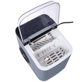 26-Lb Self-Cleaning Countertop Ice Maker – Gray