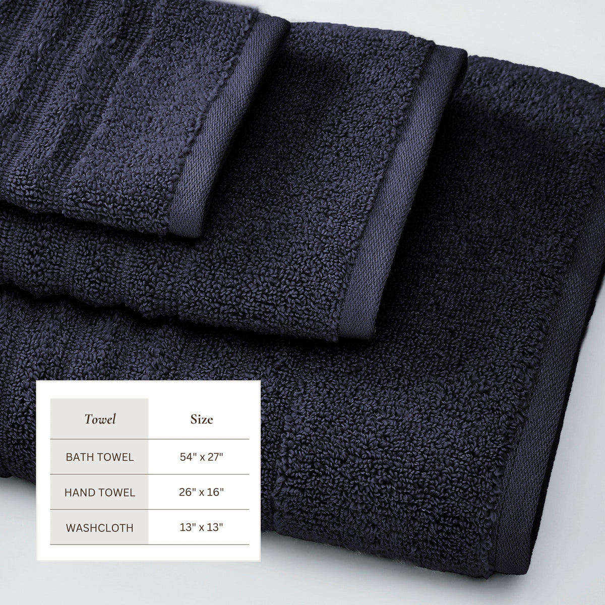 Karina Luxury Combed Cotton Bath Towel Set