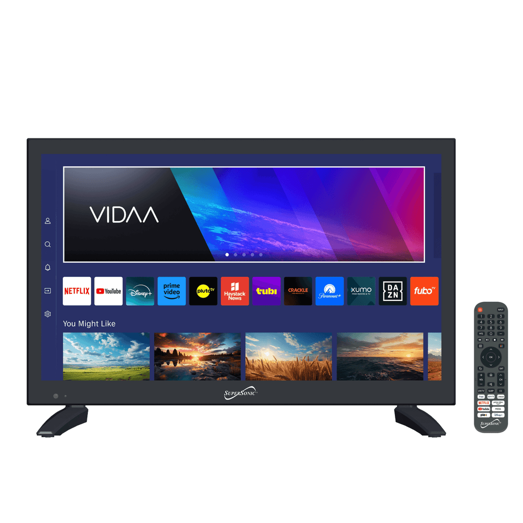 Supersonic 19" Smart LED TV with Built-In Wi-Fi