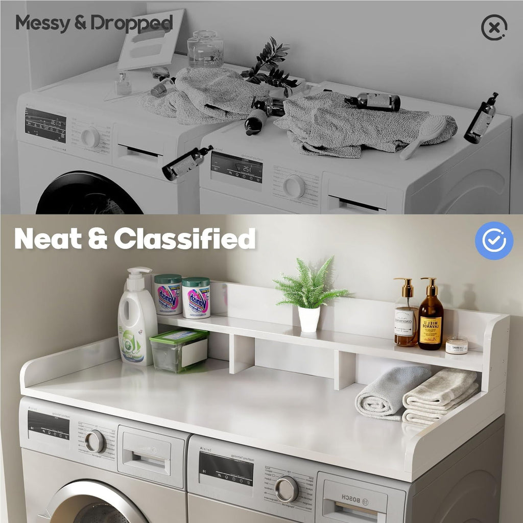 White Washer & Dryer Countertop Organizer