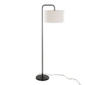 Contemporary Floor Lamp with Drum Shade