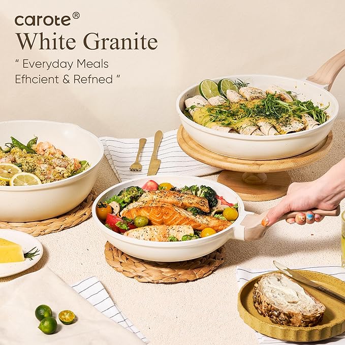 CAROTE 21-Piece Nonstick Cookware Set