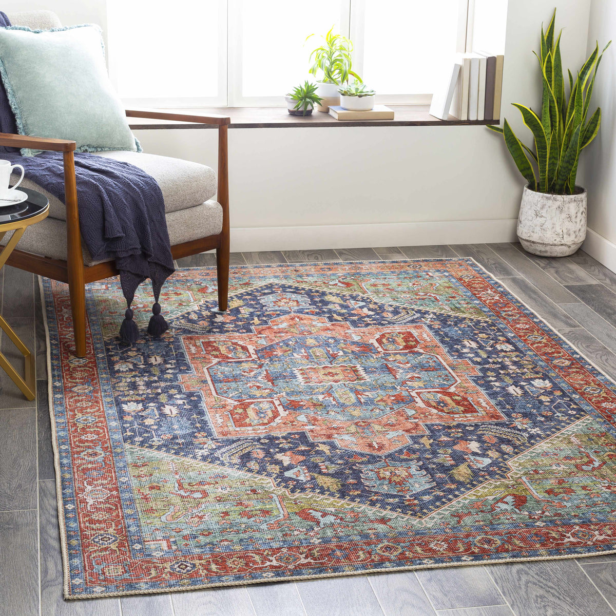 Hauteloom Exira Washable Area Rug