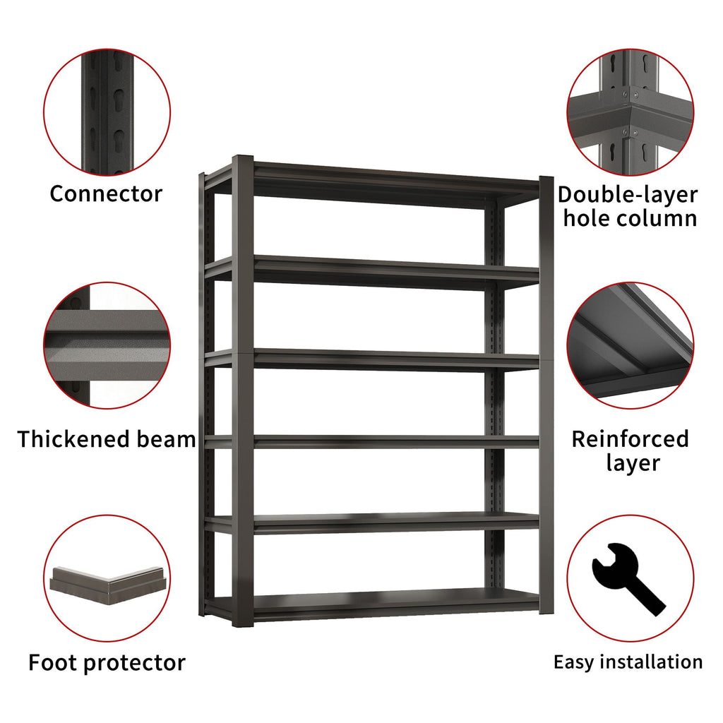 Heavy-Duty Adjustable Garage Shelving Unit