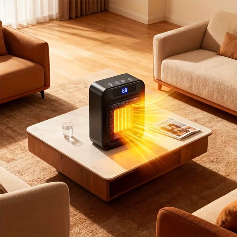 1500W Ceramic Space Heater with Remote & Timer