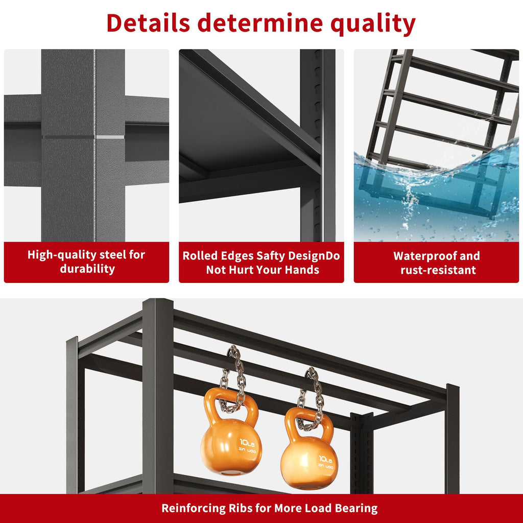 Heavy-Duty Adjustable Garage Shelving Unit