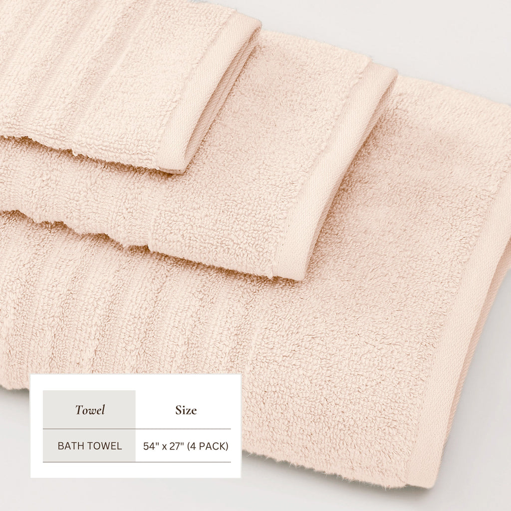 Karina Luxury Combed Cotton Bath Towel Set
