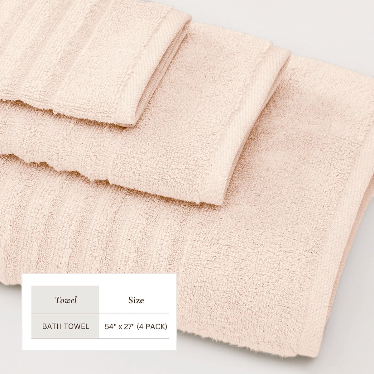Karina Luxury Combed Cotton Bath Towel Set