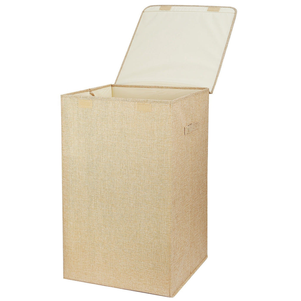 Foldable Laundry Hamper with Lid & Handles