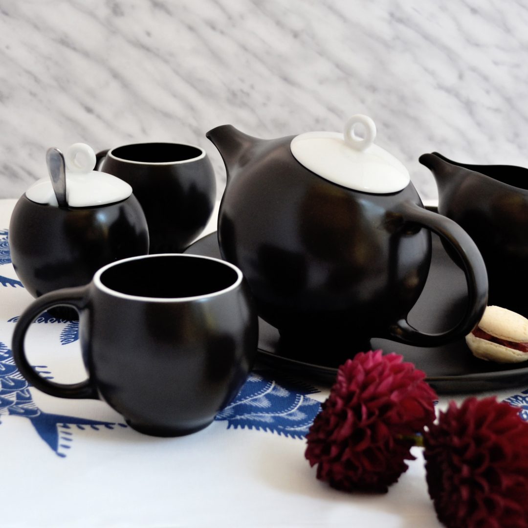 Maia Ming EVA 6-Piece Tea Set – Black