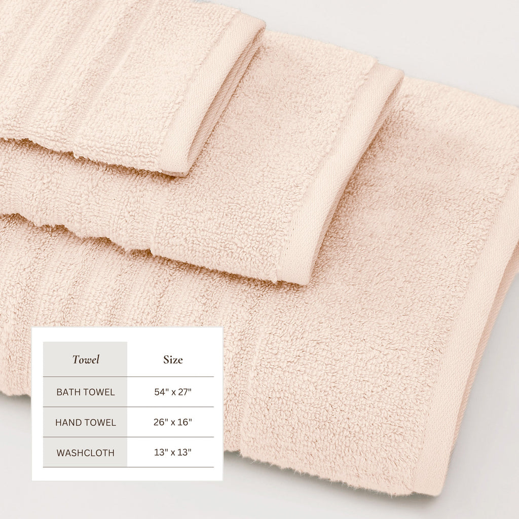 Karina Luxury Combed Cotton Bath Towel Set