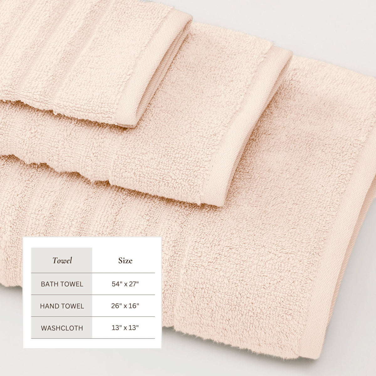 Karina Luxury Combed Cotton Bath Towel Set