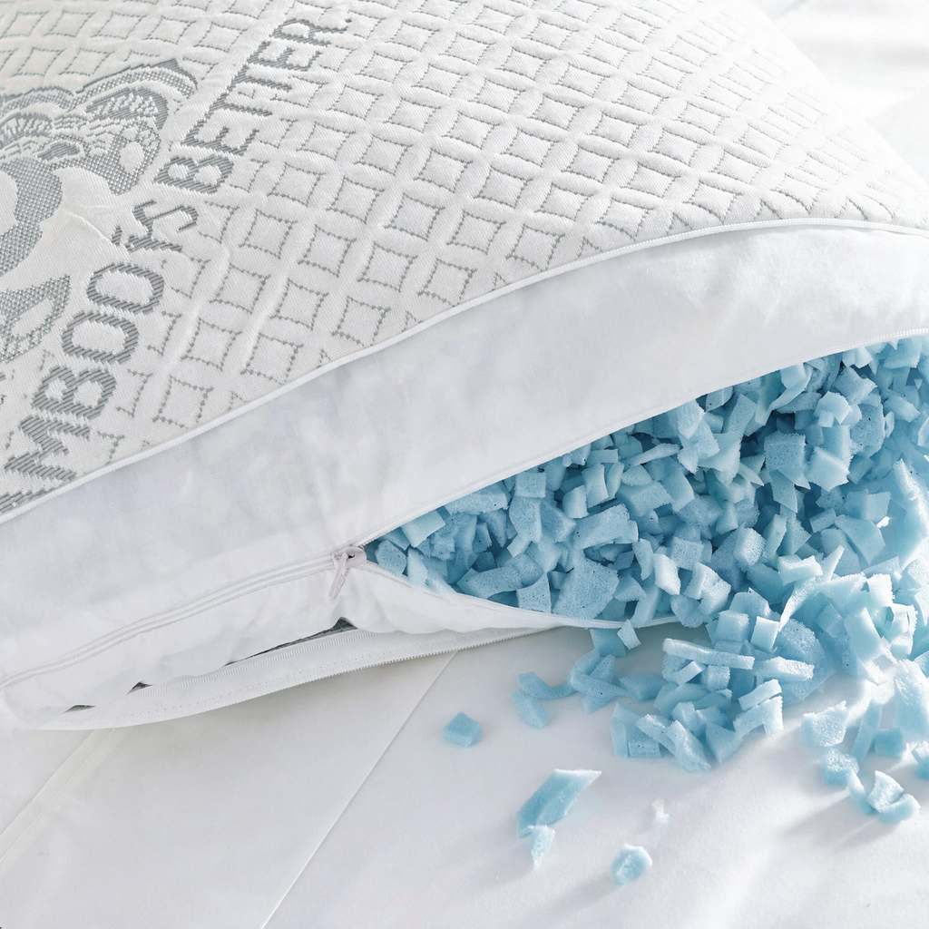 Adjustable Bamboo Cooling Memory Foam Pillow