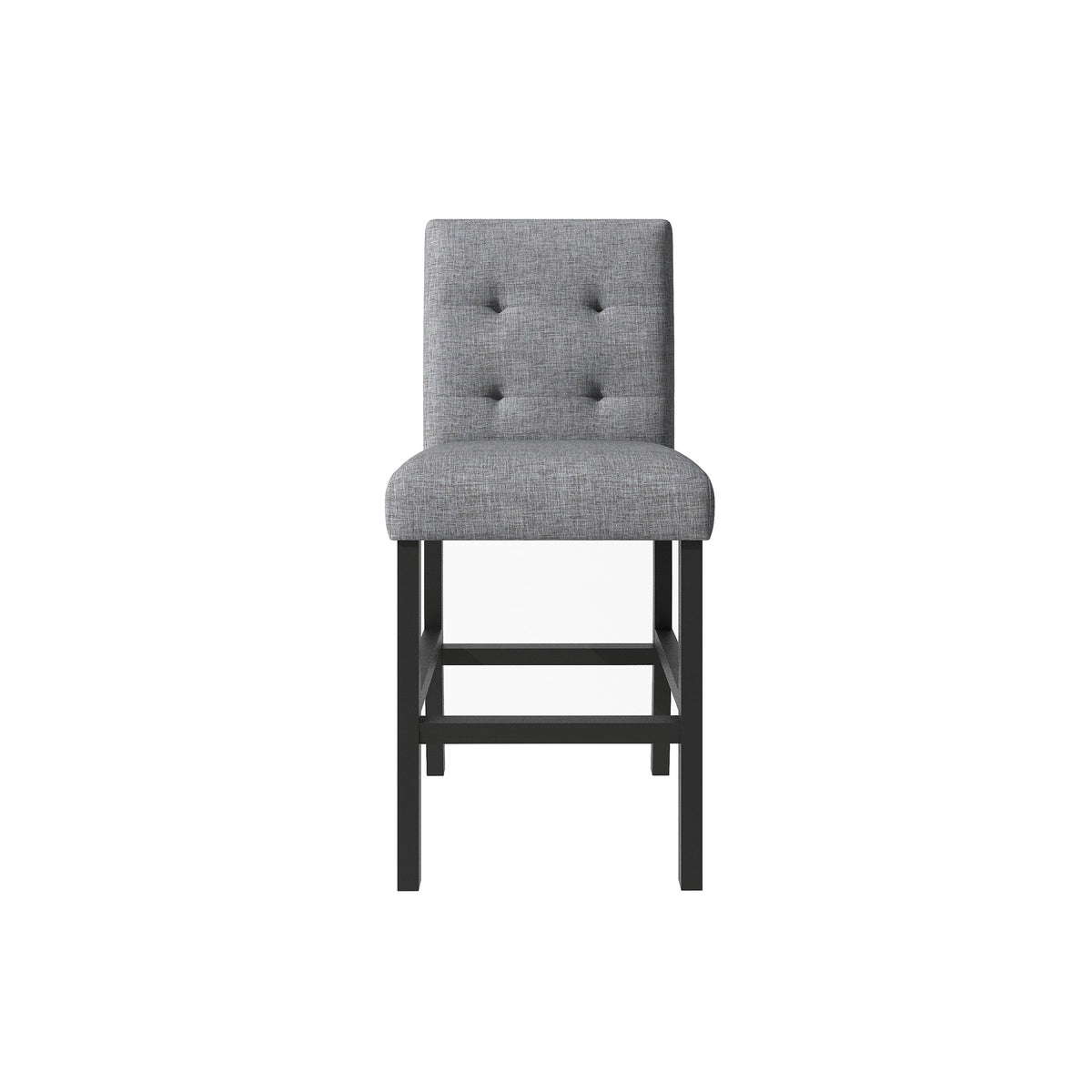 TOPMAX 5-Piece Counter-Height Dining Set – Black & Gray