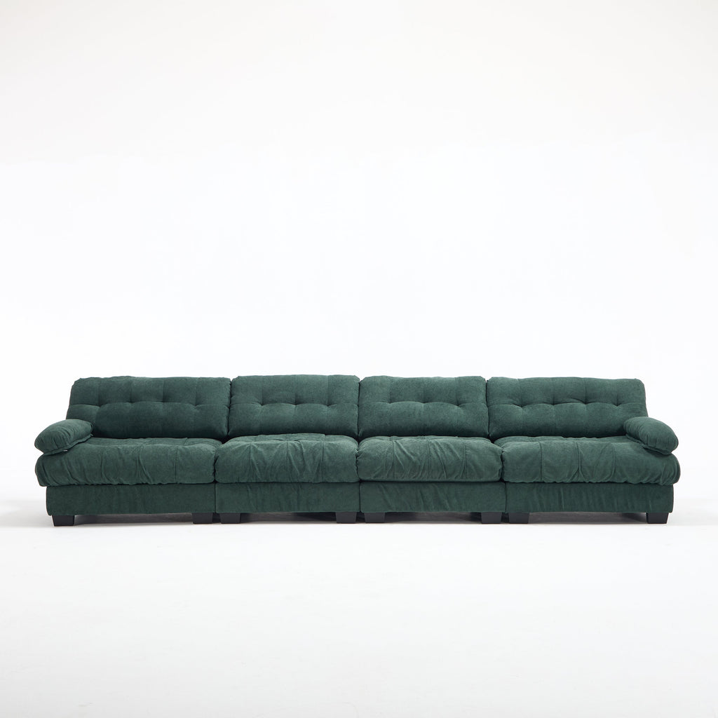 158-Inch Deep-Seat Modular Cloud Sectional Sofa