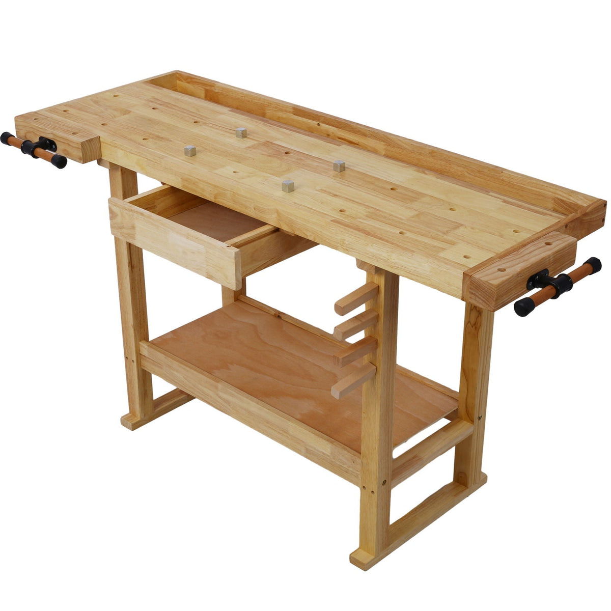 55" Wood Workbench for Garage & Workshop