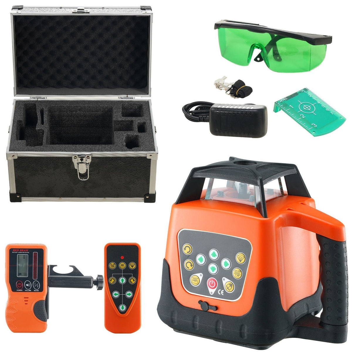 2000-ft 360° Self-Leveling Green Laser Level