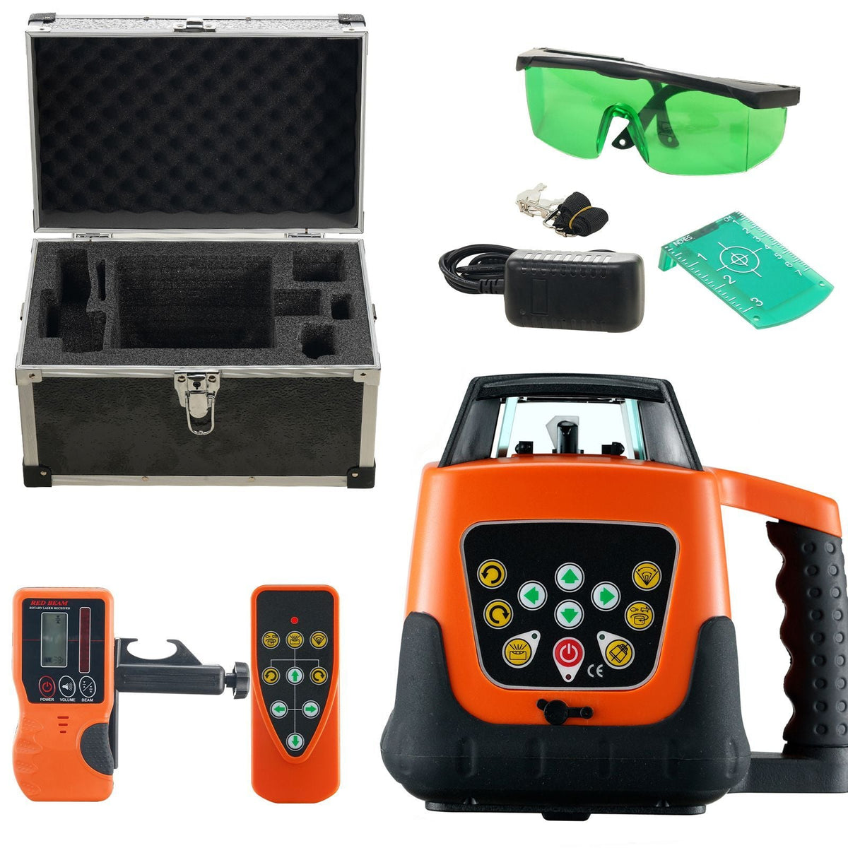 2000-ft 360° Self-Leveling Green Laser Level