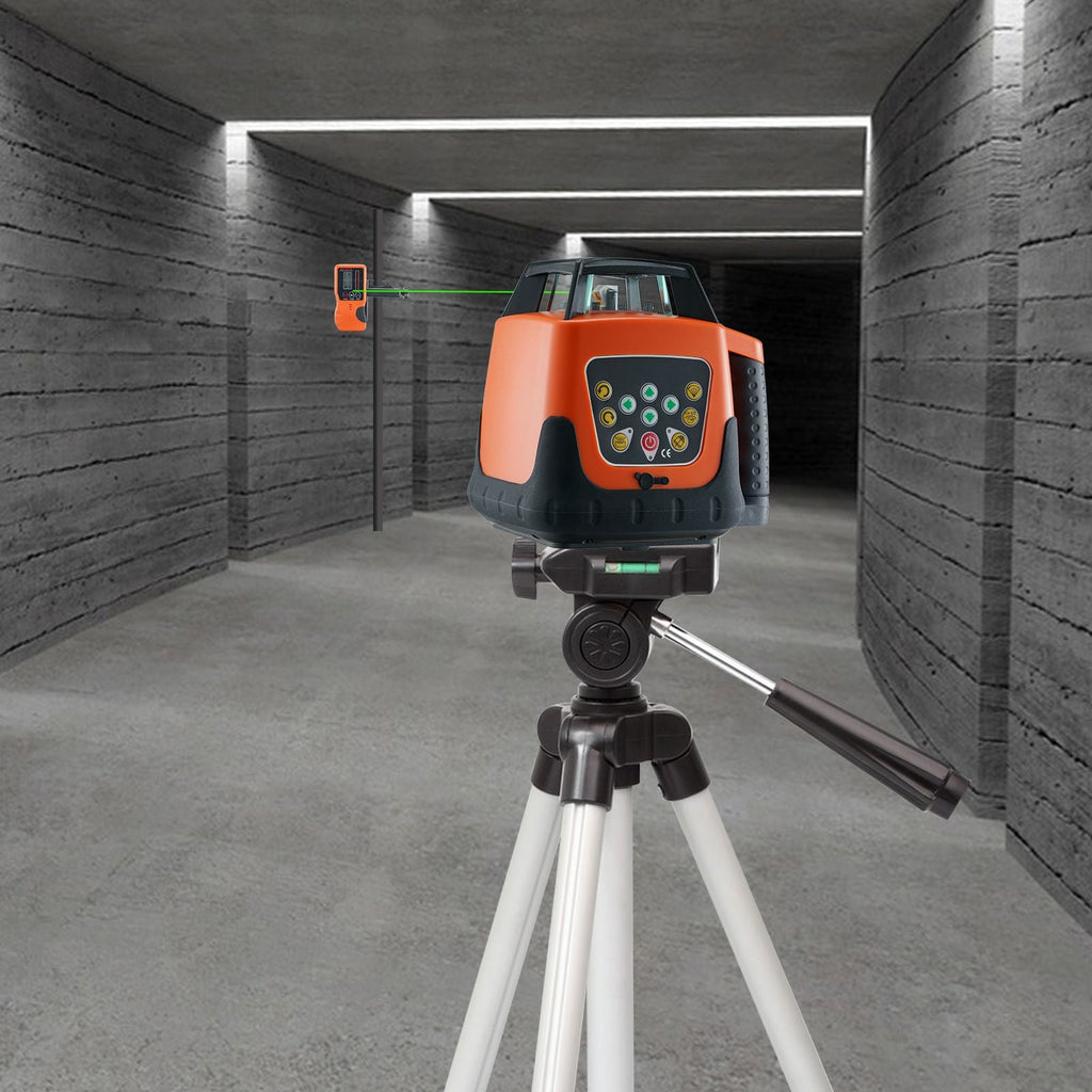 2000-ft 360° Self-Leveling Green Laser Level