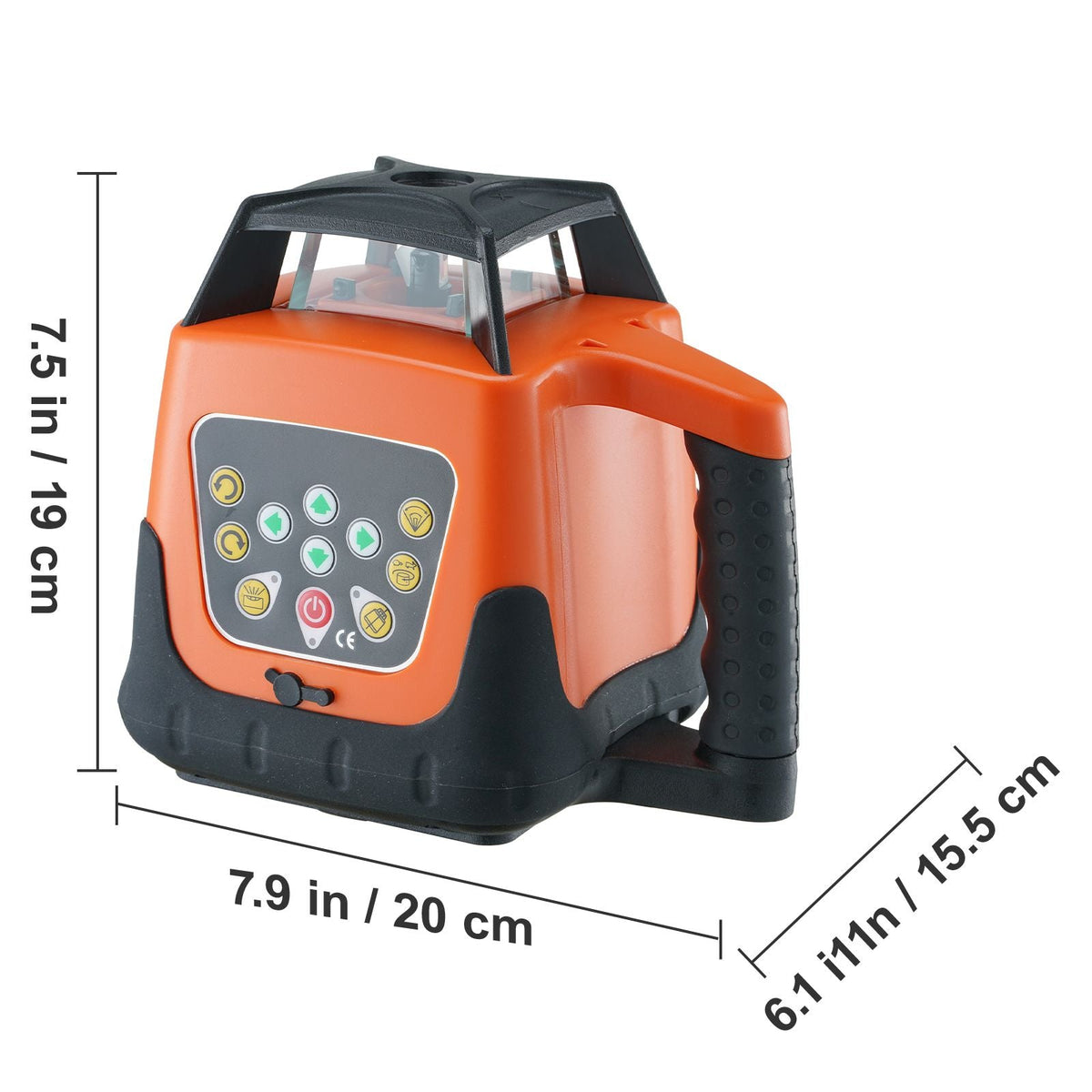 2000-ft 360° Self-Leveling Green Laser Level