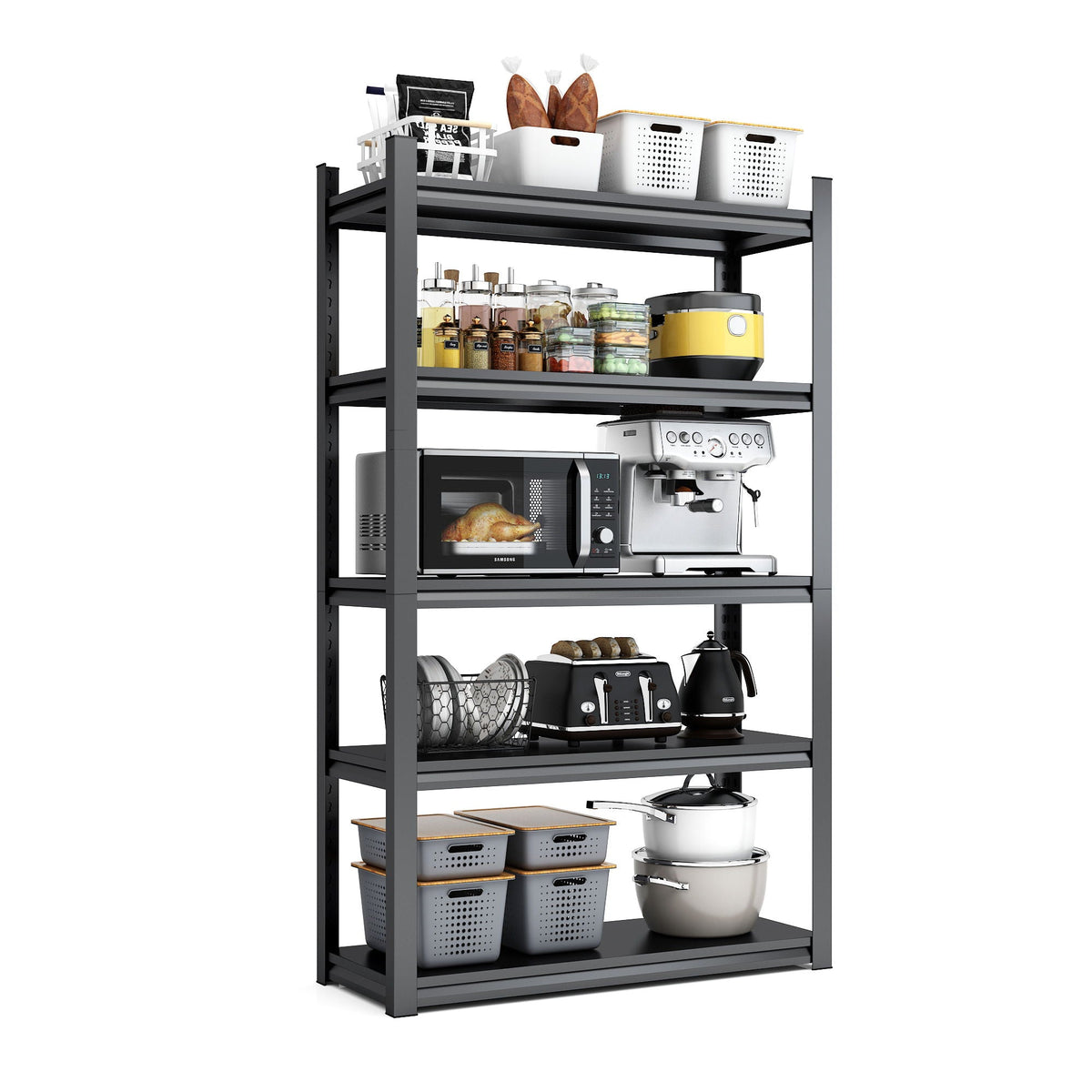 Heavy-Duty Adjustable Garage Shelving Unit