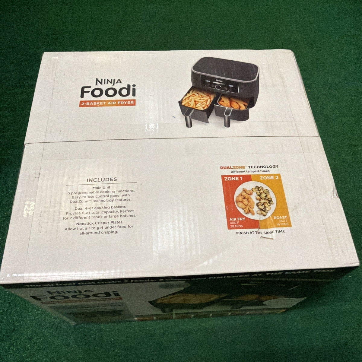 Ninja Foodi 6-in-1, 8-qt. 2-Basket Air Fryer with DualZone Technology, AD150