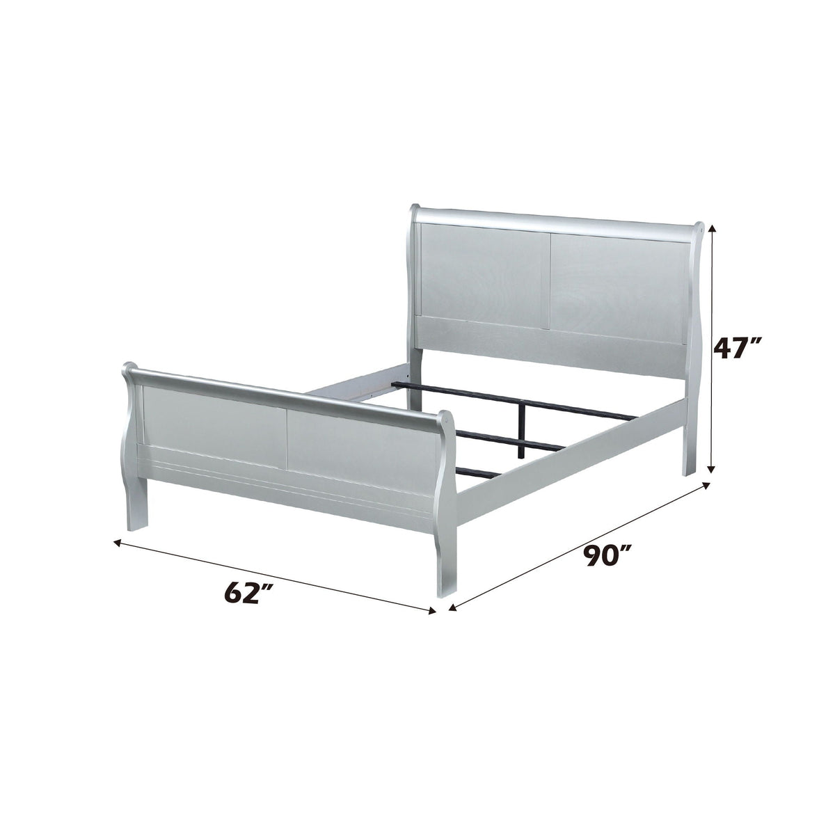 Louis Philippe Sleigh Bedroom Set – King Options