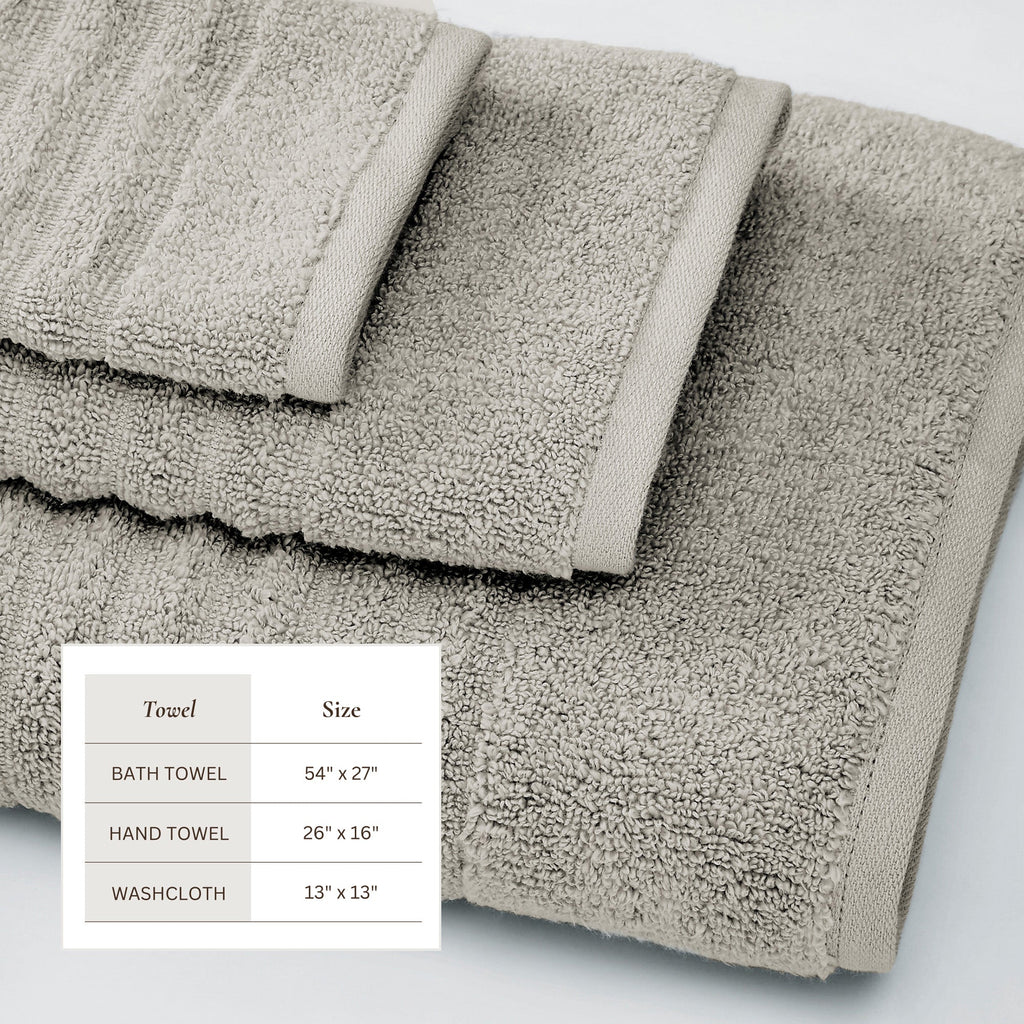 Karina Luxury Combed Cotton Bath Towel Set