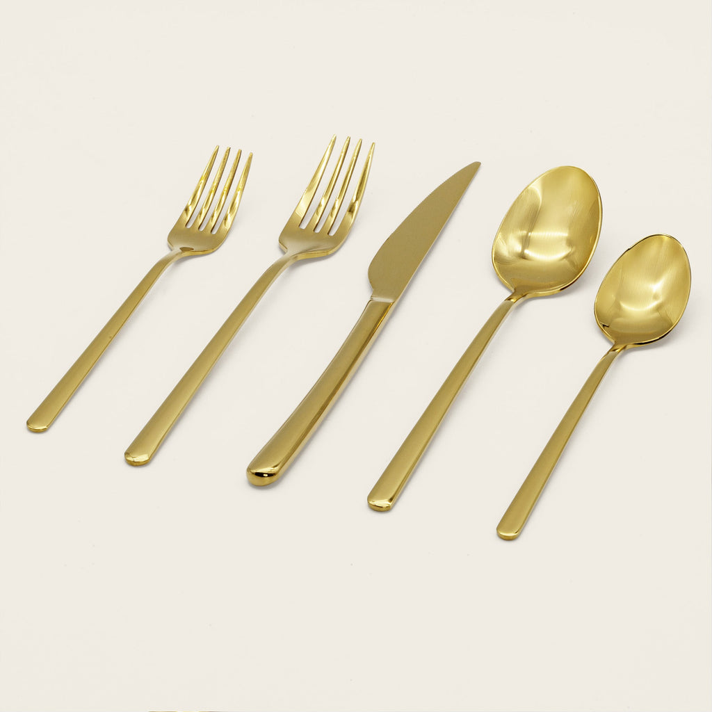 Italic Emilia Mirror 20-Piece Flatware Set