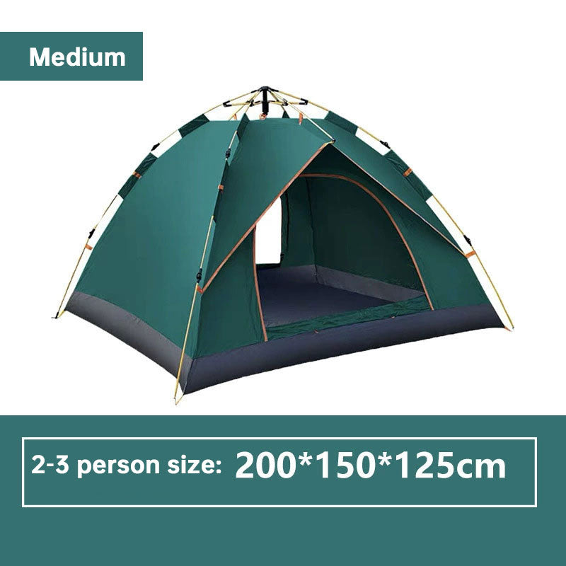 3–12 Person Double-Layer Family Tunnel Tent