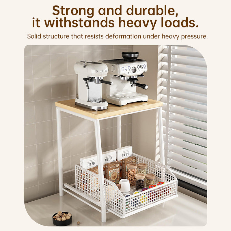 Modern Countertop Microwave Shelf