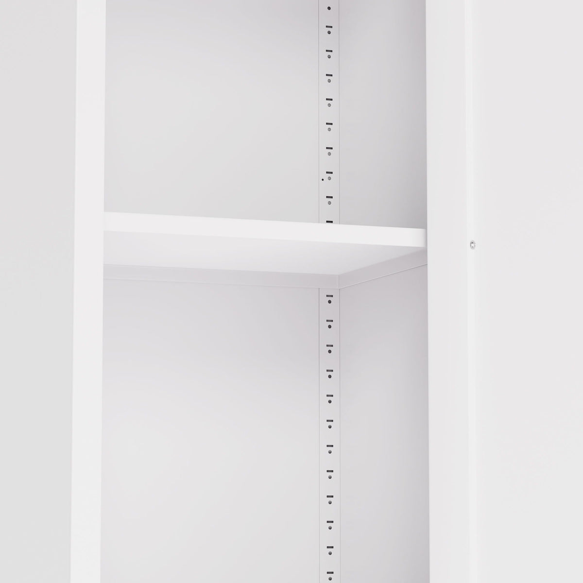 Tall Narrow 5-Tier Bathroom Storage Cabinet – White