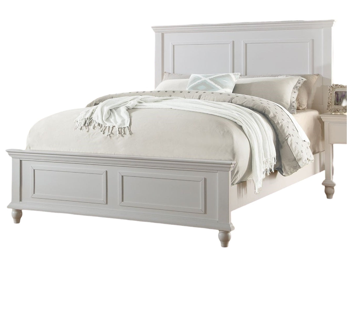 White California King 3-Piece Bedroom Set